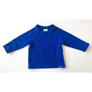 Patagonia Blue Micro D Fleece Crew Pullover